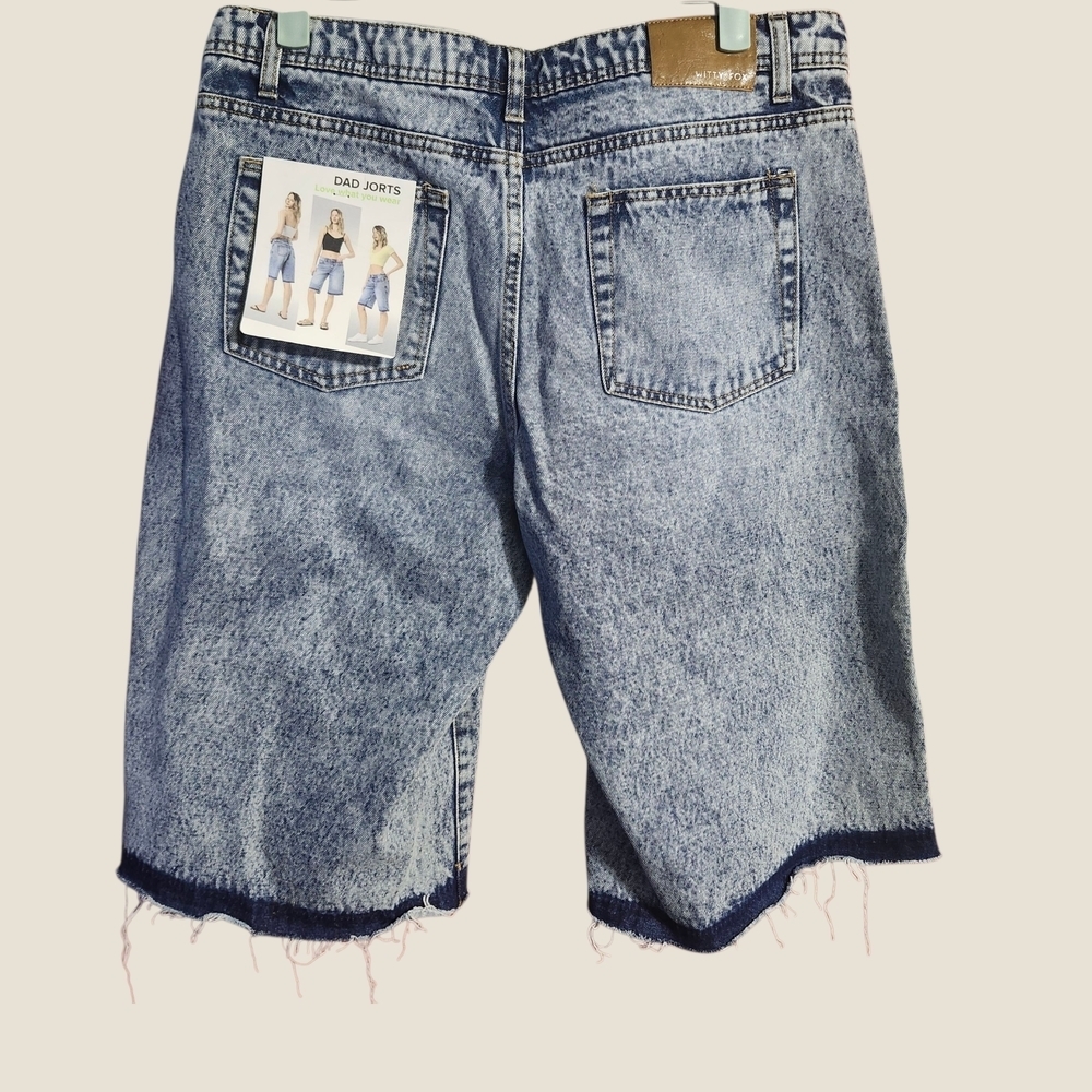 Witty Fox 90s Baggy Dad Jorts Sz 11 - Picture 4 of 9